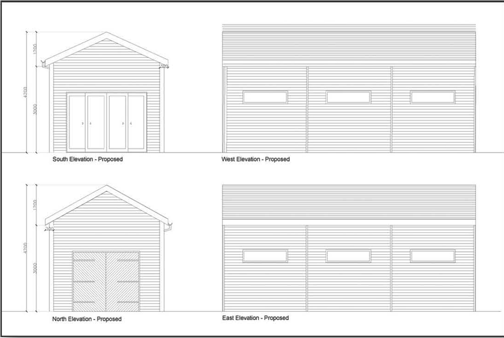 Lot: 85 - LAND WITH PLANNING FOR STORAGE BUILDING -